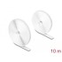 Delock Heavy-duty Hook-and-Loop tape L 10 m x W 20 mm white