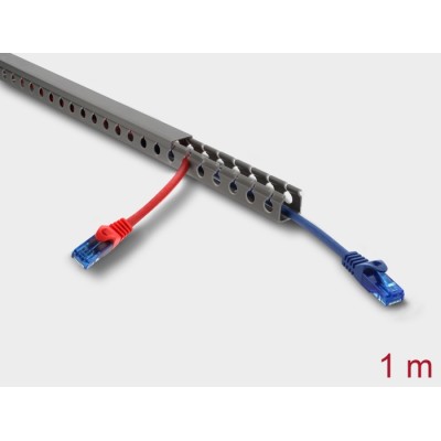 Delock Wiring Duct 20 x 20 mm - length 1 m grey