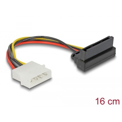 Delock Cable Power SATA HDD > 4 pin male – angled