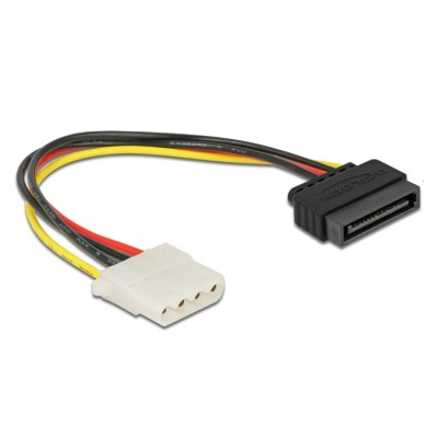 Delock Power Cable SATA 15 pin male > 4 pin female 20 cm 2