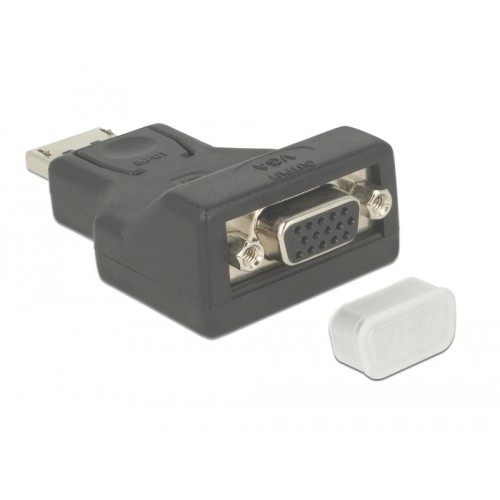 Delock Dust Cover for VGA and D-Sub9 / D-Sub15 female 10 pieces transparent