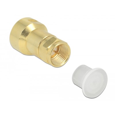 Delock Dust Cover for F plug 10 pieces transparent