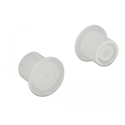 Delock Dust Cover for F plug 10 pieces transparent 2