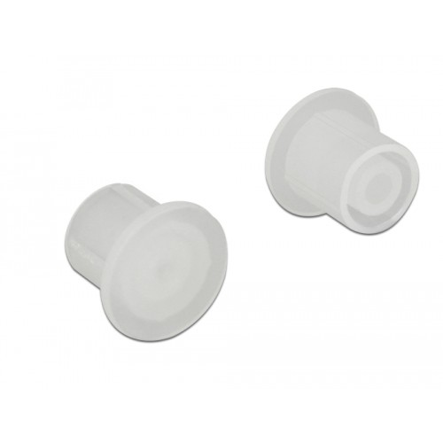 Delock Dust Cover for F plug 10 pieces transparent