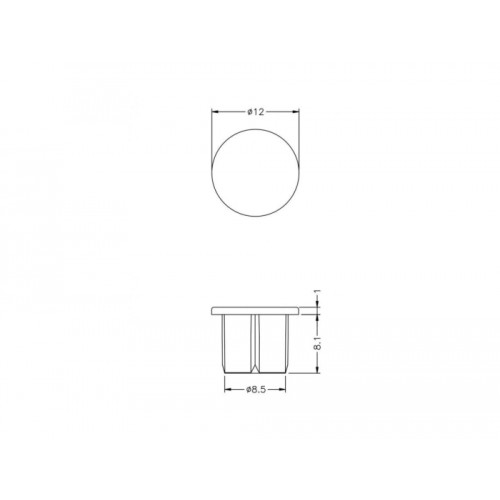 Delock Dust Cover for F plug 10 pieces transparent