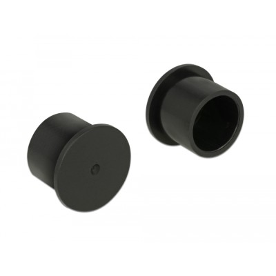 Delock Dust Cover for F jack 10 pieces black 2