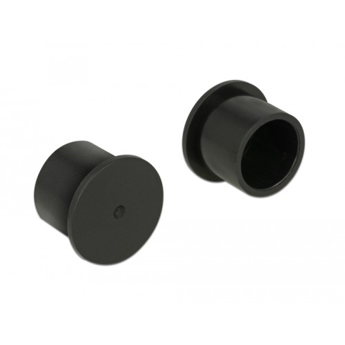 Delock Dust Cover for F jack 10 pieces black