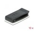 Delock Cable holder with locking clip self-adhesive black 10 pieces