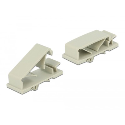 Delock Cable holder with Expansion Anchor grey 10 pieces 2
