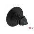 Delock Fir tree clip black 10 pieces