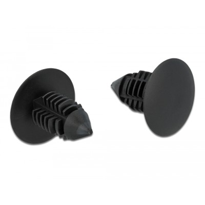 Delock Fir tree clip black 10 pieces 2
