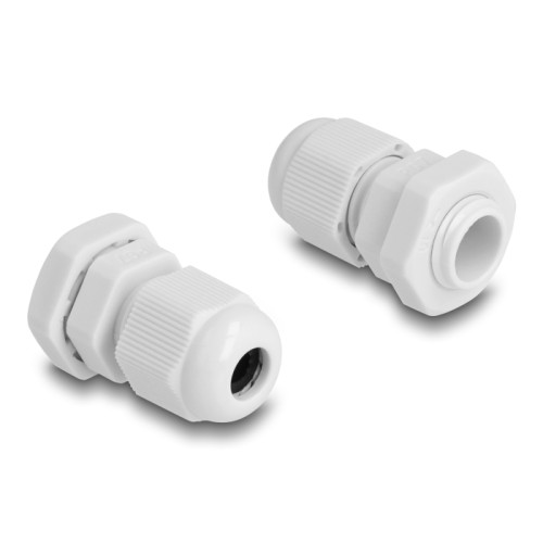 Delock Cable Gland PG7 10 pieces grey