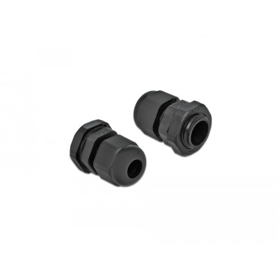 Delock Cable Gland PG9 10 pieces black 2