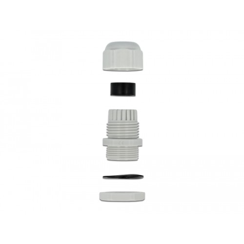 Delock Cable Gland PG9 10 pieces grey