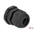 Delock Cable Gland PG13.5 10 pieces black