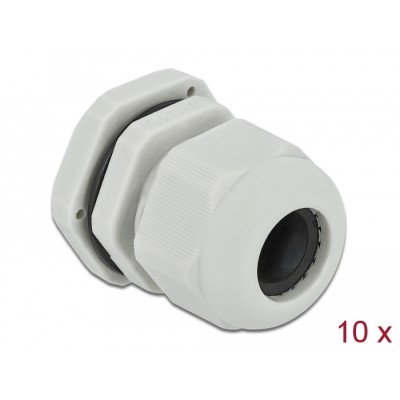 Delock Cable Gland PG16 10 pieces grey