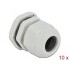 Delock Cable Gland PG16 10 pieces grey