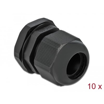 Delock Cable Gland PG19 10 pieces black