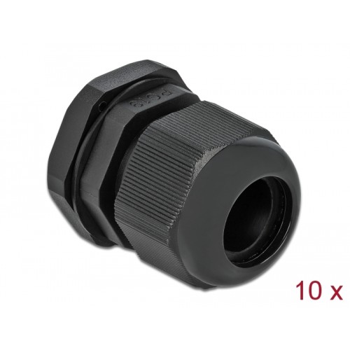 Delock Cable Gland PG19 10 pieces black