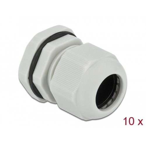 Delock Cable Gland PG19 10 pieces grey