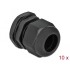 Delock Cable Gland PG21 10 pieces black