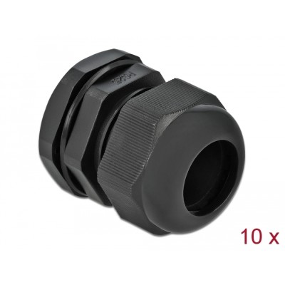 Delock Cable Gland PG25 10 pieces black