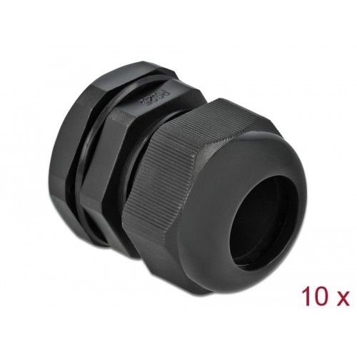 Delock Cable Gland PG25 10 pieces black