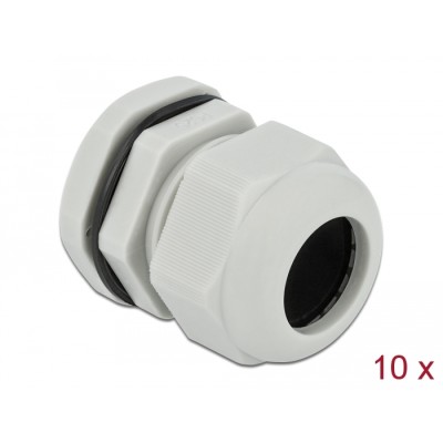 Delock Cable Gland PG25 10 pieces grey