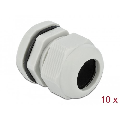 Delock Cable Gland PG25 10 pieces grey