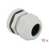 Delock Cable Gland PG25 10 pieces grey