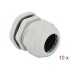 Delock Cable Gland PG29 10 pieces grey