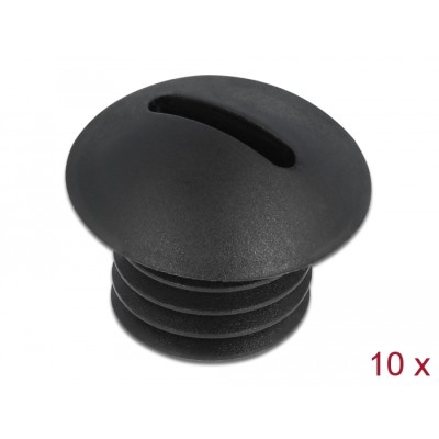 Delock Sealing Plug M10 x 1.5 black 10 pieces