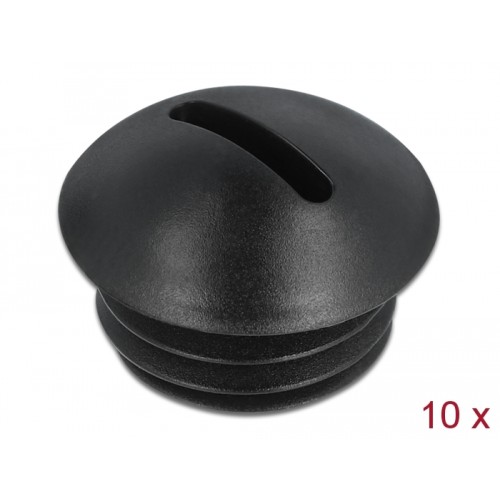 Delock Sealing Plug M12 x 1.5 black 10 pieces