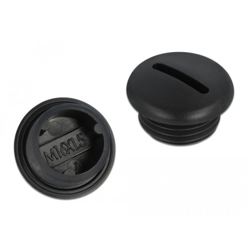 Delock Sealing Plug M16 x 1.5 black 10 pieces