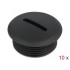 Delock Sealing Plug M25 x 1.5 black 10 pieces