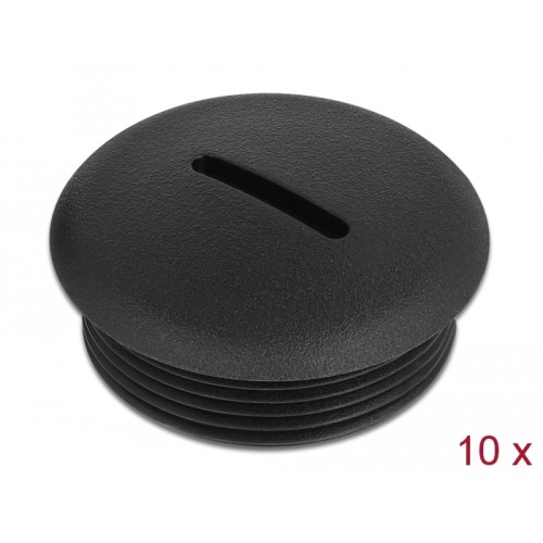 Delock Sealing Plug M32 x 1.5 black 10 pieces