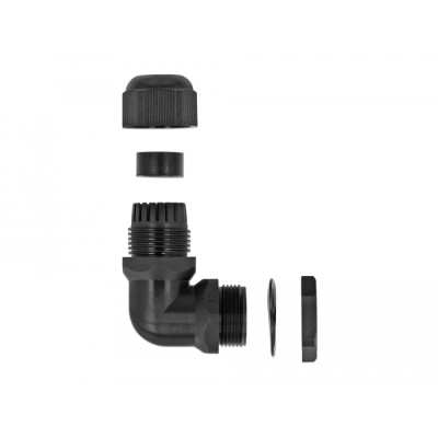 Delock Cable Gland 90° angled PG7 black 2
