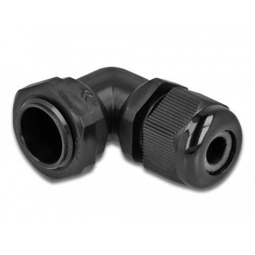 Delock Cable Gland 90° angled PG13.5 black