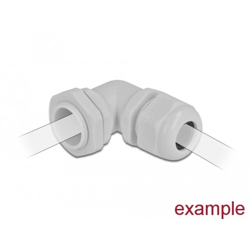 Delock Cable Gland 90° angled PG29 grey