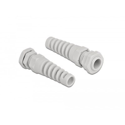 Delock Cable Gland with strain relief PG9 grey 2