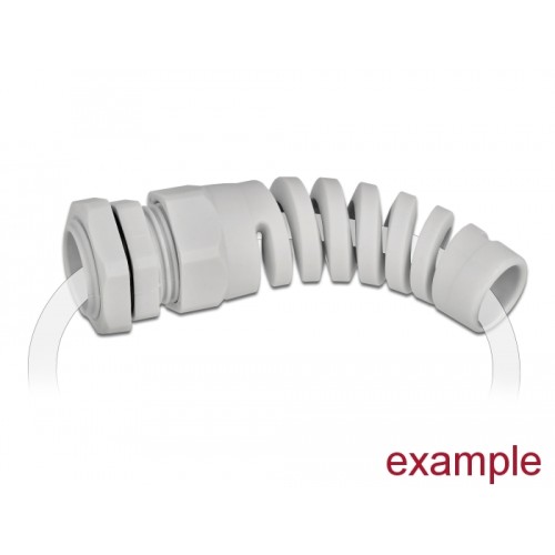 Delock Cable Gland with strain relief PG9 grey