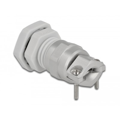 Delock Cable Gland PG9 with strain relief and bending protection grey