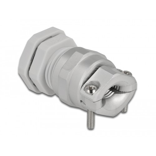 Delock Cable Gland PG11 with strain relief and bending protection grey