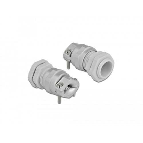 Delock Cable Gland PG11 with strain relief and bending protection grey