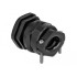 Delock Cable Gland PG29 with strain relief and bending protection black