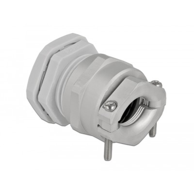 Delock Cable Gland PG29 with strain relief and bending protection grey