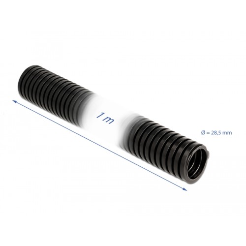 Delock Cable protection sleeve 1 m x 28.5 mm black