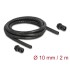 Delock Cable protection sleeve 2 m x 10 mm with PG7 conduit fitting set black