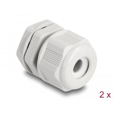 Delock EX Cable Gland M16 grey 2 pieces