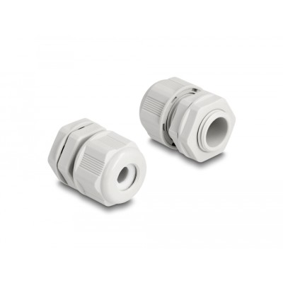 Delock EX Cable Gland M16 grey 2 pieces 2